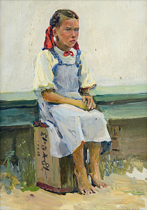 «Эскиз с девочкой», 1950-е